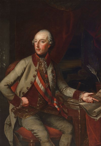 Retrato del emperador José II de Joseph Hickel