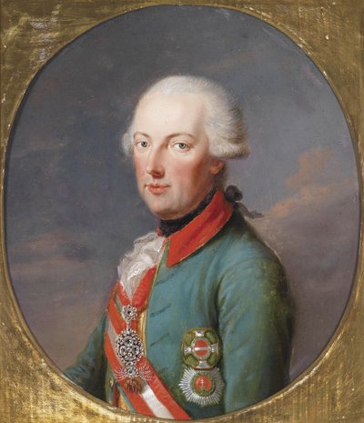 Retrato del Emperador del Sacro Imperio Romano Francisco II 1768-1835 de Joseph Hickel