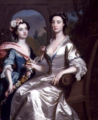 Sra. Elizabeth Birch y su hija, 1741 de Joseph Highmore
