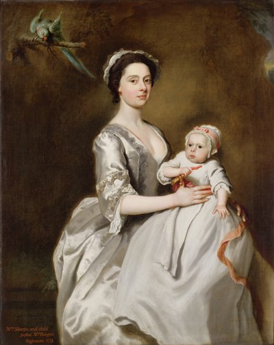 Sra. Sharpe y Niño de Joseph Highmore