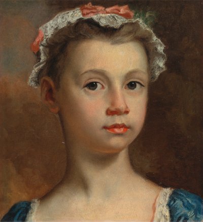Dibujo de una joven de Joseph Highmore