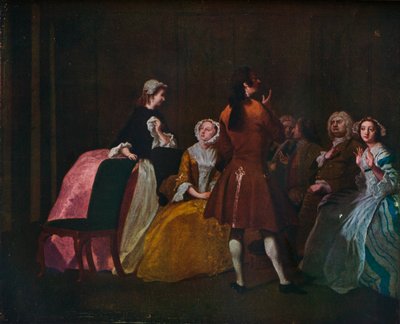 La familia Harlowe, de Clarissa de Samuel Richardson, c1745 de Joseph Highmore