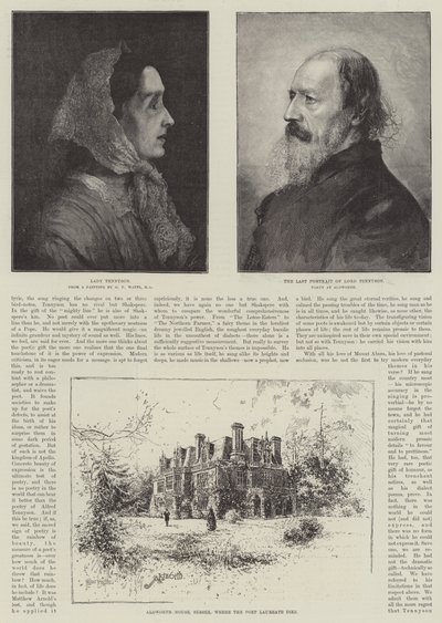 Alfred, Barón Tennyson, Poeta Laureado de Joseph Holland Tringham