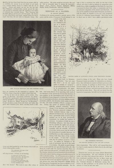 Alfred, Barón Tennyson, Poeta Laureado de Joseph Holland Tringham