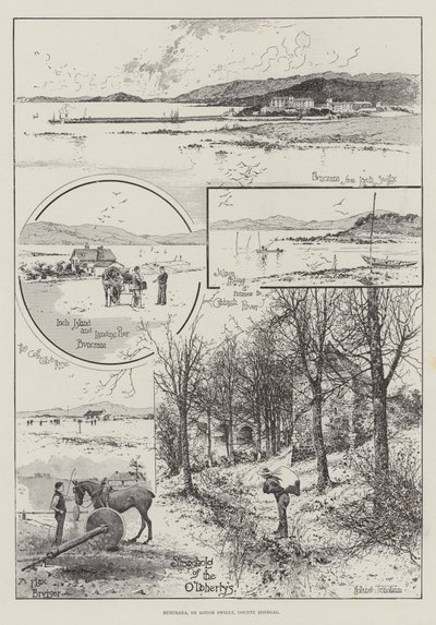 Buncrana, en Lough Swilly, Condado de Donegal de Joseph Holland Tringham