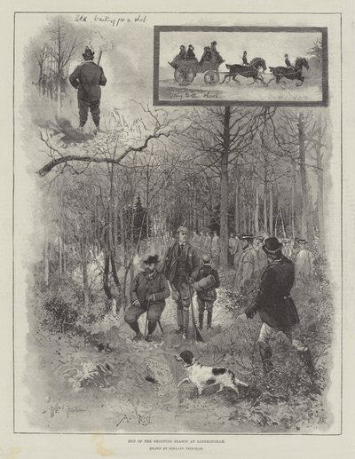 Fin de la Temporada de Caza en Sandringham de Joseph Holland Tringham