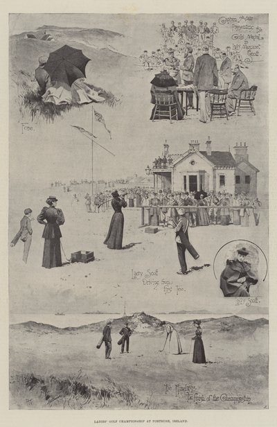 Campeonato de golf femenino en Portrush, Irlanda de Joseph Holland Tringham
