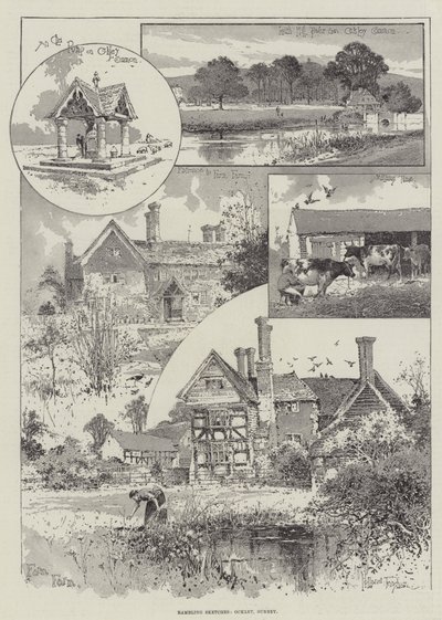 Bocetos de Ockley, Surrey de Joseph Holland Tringham