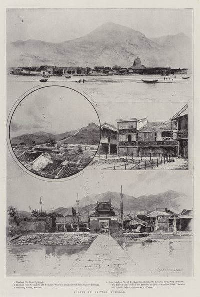 Escenas en Kowloon Británico de Joseph Holland Tringham