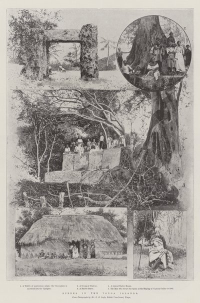 Escenas en las islas Tonga de Joseph Holland Tringham