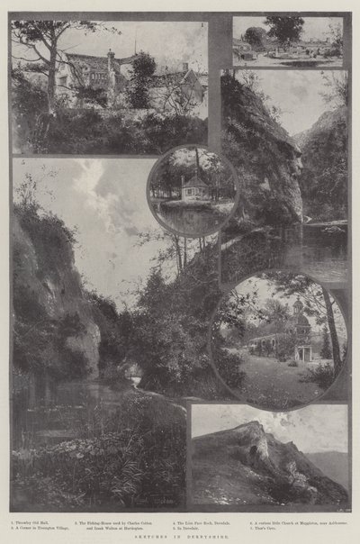 Bocetos en Derbyshire de Joseph Holland Tringham