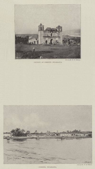 Bocetos de Nicaragua de Joseph Holland Tringham