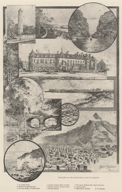 Bocetos en la costa noroeste de Irlanda de Joseph Holland Tringham