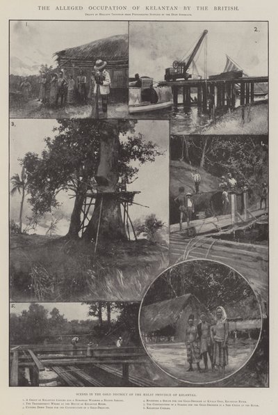 La supuesta ocupación de Kelantan por los británicos de Joseph Holland Tringham