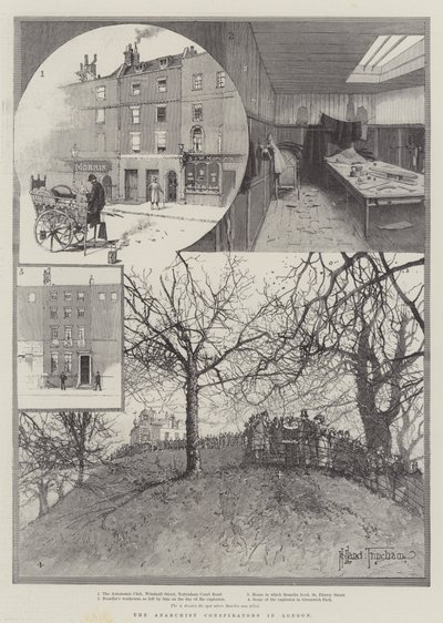 Los conspiradores anarquistas en Londres de Joseph Holland Tringham