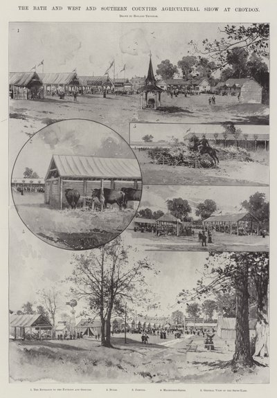 La Feria Agrícola del Oeste y del Sur en Croydon de Joseph Holland Tringham