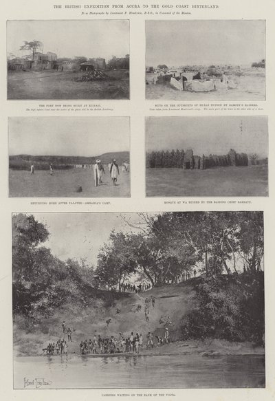 La expedición británica de Accra al interior de la Costa de Oro de Joseph Holland Tringham