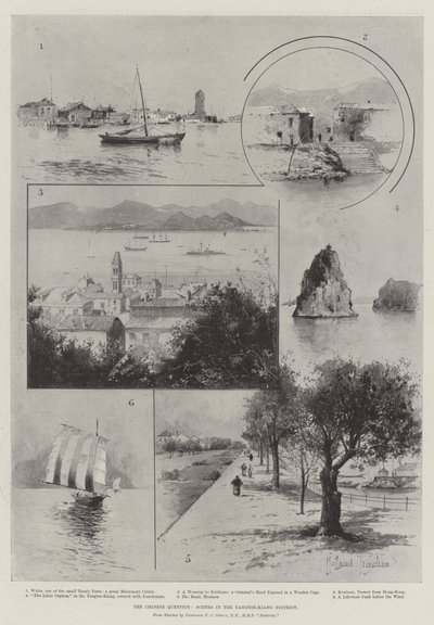 La Cuestión China, Escenas en el Distrito de Yangtse-Kiang de Joseph Holland Tringham