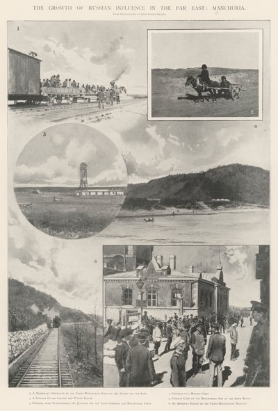 El Crecimiento de la Influencia Rusa en el Lejano Oriente, Manchuria de Joseph Holland Tringham