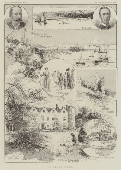 La incorporación de Southend de Joseph Holland Tringham