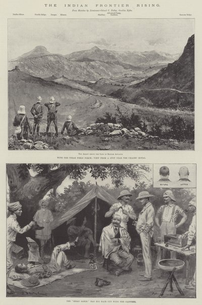 El Levantamiento de la Frontera India de Joseph Holland Tringham