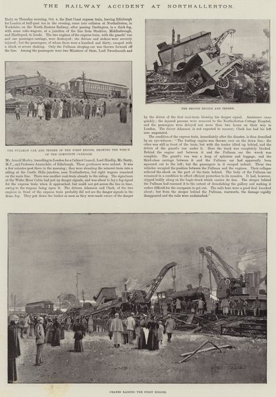 El accidente ferroviario en Northallerton de Joseph Holland Tringham
