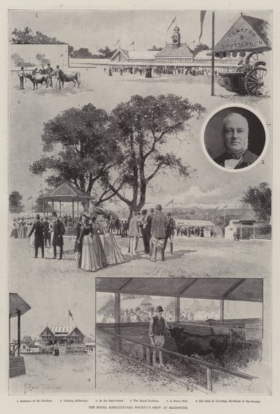 Exposición de la Real Sociedad Agrícola en Maidstone de Joseph Holland Tringham