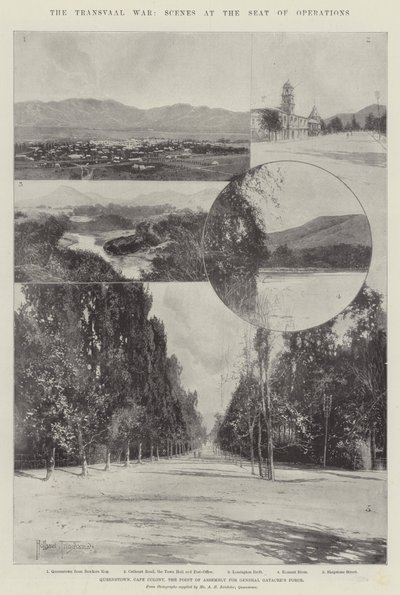 La guerra de Transvaal, escenas en el lugar de las operaciones de Joseph Holland Tringham