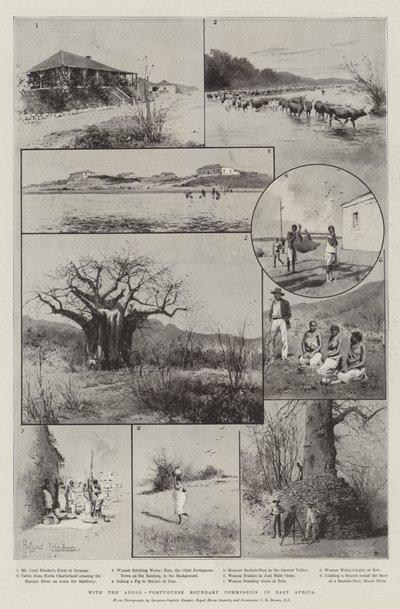 Con la Comisión de Límites Anglo-Portuguesa en África Oriental de Joseph Holland Tringham