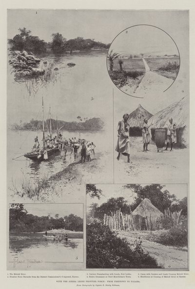 Con la Fuerza Fronteriza de Sierra Leona, de Freetown a Falaba de Joseph Holland Tringham