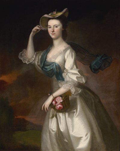 Retrato de Abigail Erving Scott, 1760 de Joseph Jonathan Blackburn