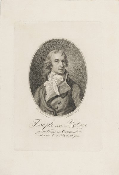 Joseph Friedrich von Retzer 1754-1824, antes de 1798 de Joseph Keller