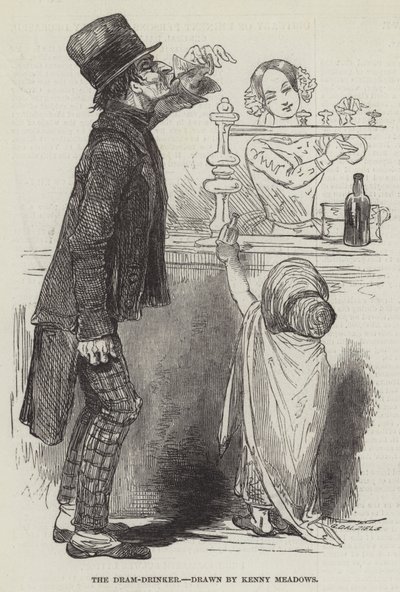 El bebedor de aguardiente de Joseph Kenny Meadows