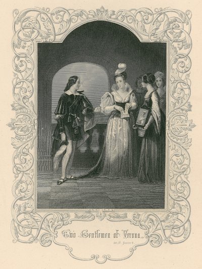 Dos caballeros de Verona de Joseph Kenny Meadows