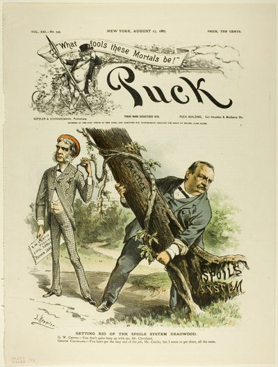 Deshacerse del sistema de botín Deadwood, de Puck de Joseph Keppler