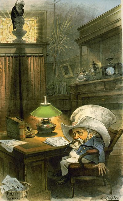 El cuervo", viñeta de Joseph Keppler de Joseph Keppler