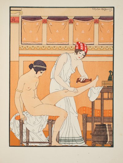 Y ungirlo con rosa fragante, ilustración de 