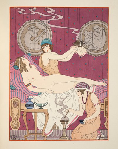 Fumigaciones aromáticas, ilustración de 