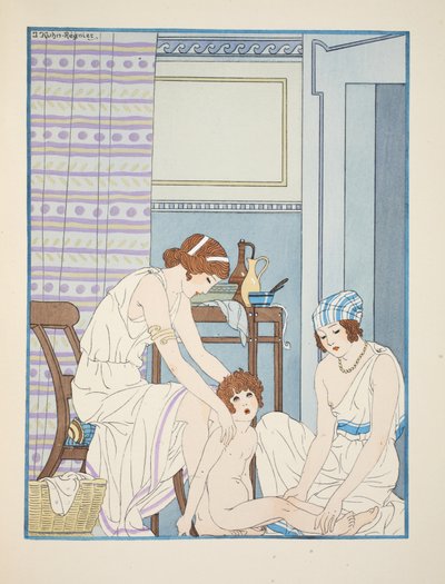 Cuidado de los infantes, ilustración de 