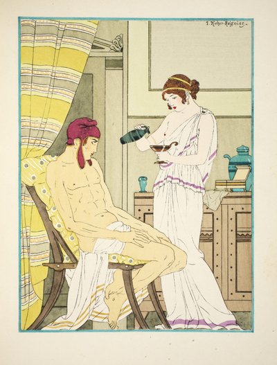 El cuerpo se vuelve amarillo como la corteza de granada, ilustración de 
