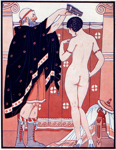 Tres premios femeninos - Premio a la belleza - ilustración de la Vie Parisienne, 1929 de Joseph Kuhn Regnier