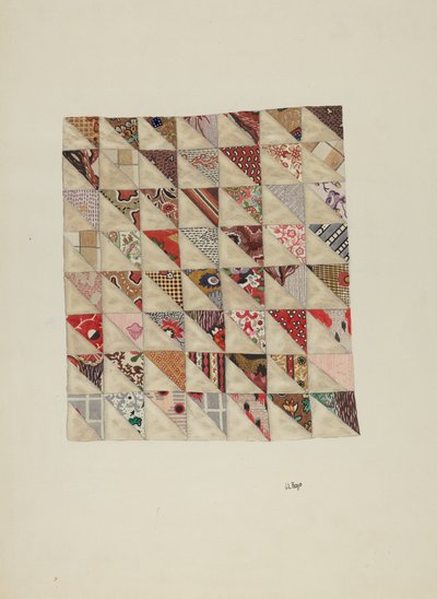 Pieza de retazos de calicó de Joseph L. Boyd
