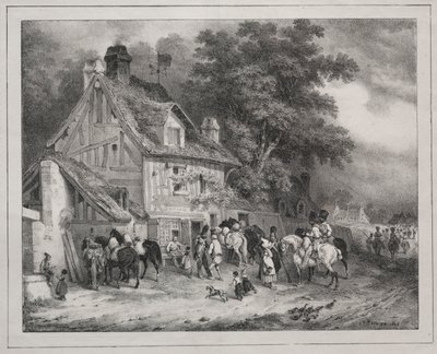 Álbum de 1829: Recuerdo de Normandía, 1828 de Joseph Louis Hippolyte Bellange