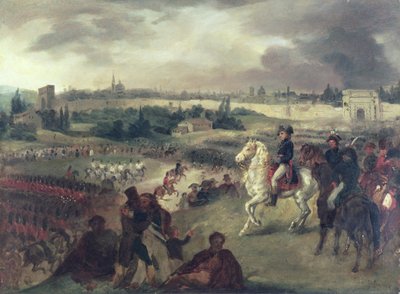 La Entrada de Napoleón Bonaparte (1769-1821) en Milán en 1796 de Joseph Louis Hippolyte Bellange
