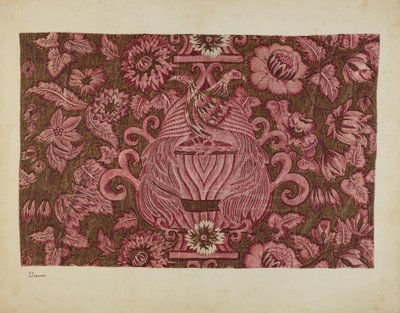Algodón impreso, c. 1940 de Joseph Lubrano