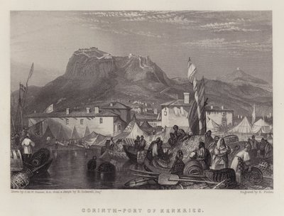 Corinto, Puerto de Kenkries de Joseph Mallord William (after) Turner