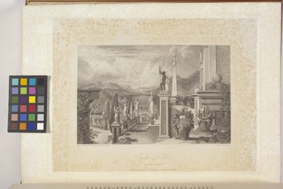 Isola Bella On The Lago Maggiore (grabado sobre papel india, chine collé) de Joseph Mallord William (after) Turner