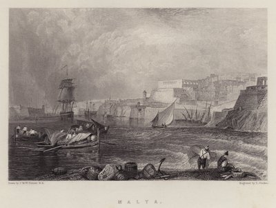Malta de Joseph Mallord William (after) Turner