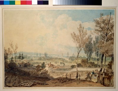 Vista de Oxford desde el lado sur de Headington Hill, 1803-04 de Joseph Mallord William Turner