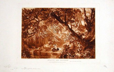 Aesacus und Hesperie de Joseph Mallord William Turner